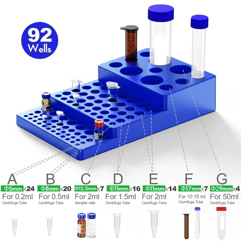 Lab Equipment - Wielofunkcyjny stojak na probówki, stojak na