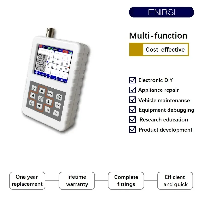 1 szt. DSO FNIRSI PRO – przeno – Fnirsi Digital Oscilloscope Handheld recenzja i cena