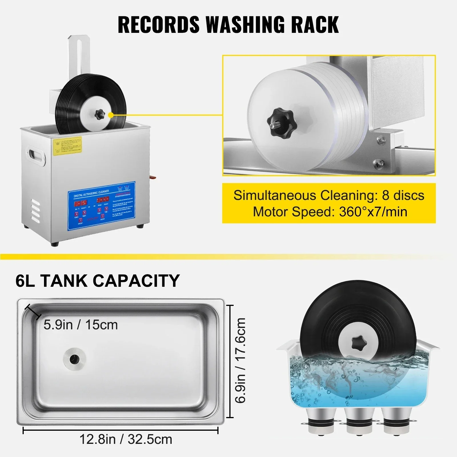 SIHAO – przemysłowa, ultradźwi – Ultrasonic Cleaner 30L Industrial recenzja i cena